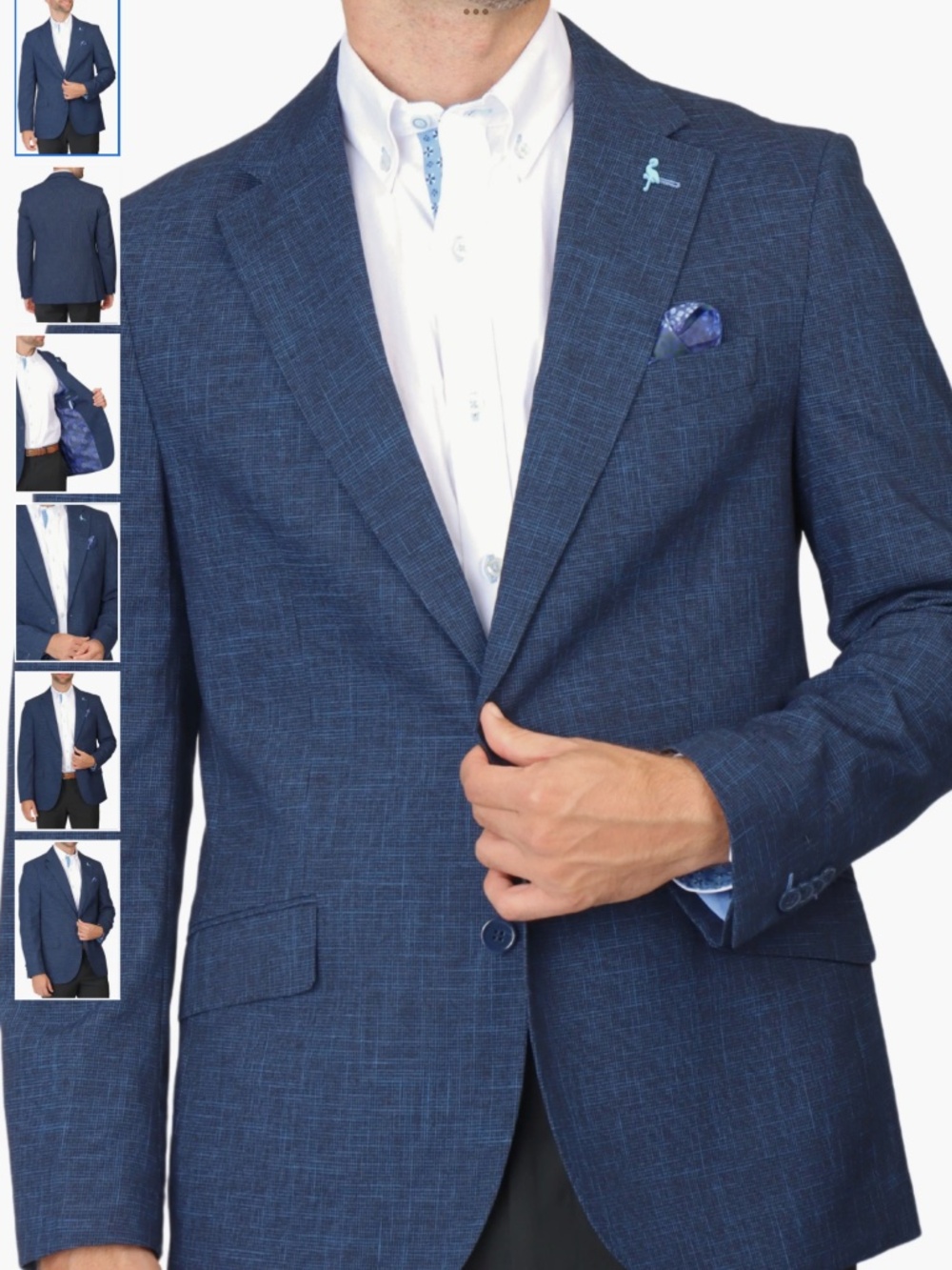 TailorByrd Broken Check Sport Coat 42R